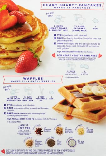 Betty Crocker Bisquick Pancake and Baking Mix, Low Fat, Cholesterol Free, Heart Smart, 40 oz - Image 5