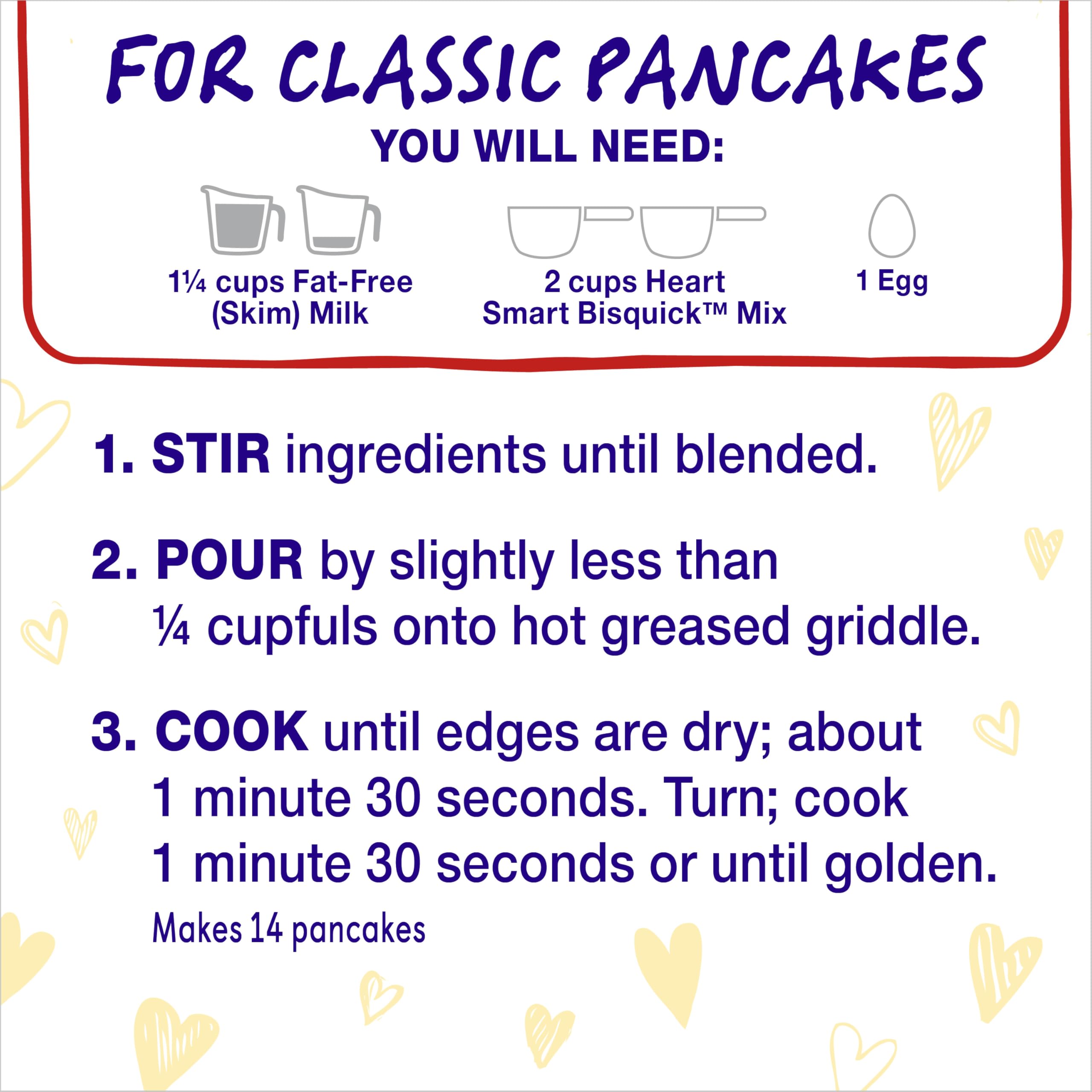 Betty Crocker Bisquick Pancake and Baking Mix, Low Fat, Cholesterol Free, Heart Smart, 40 oz - Image 8