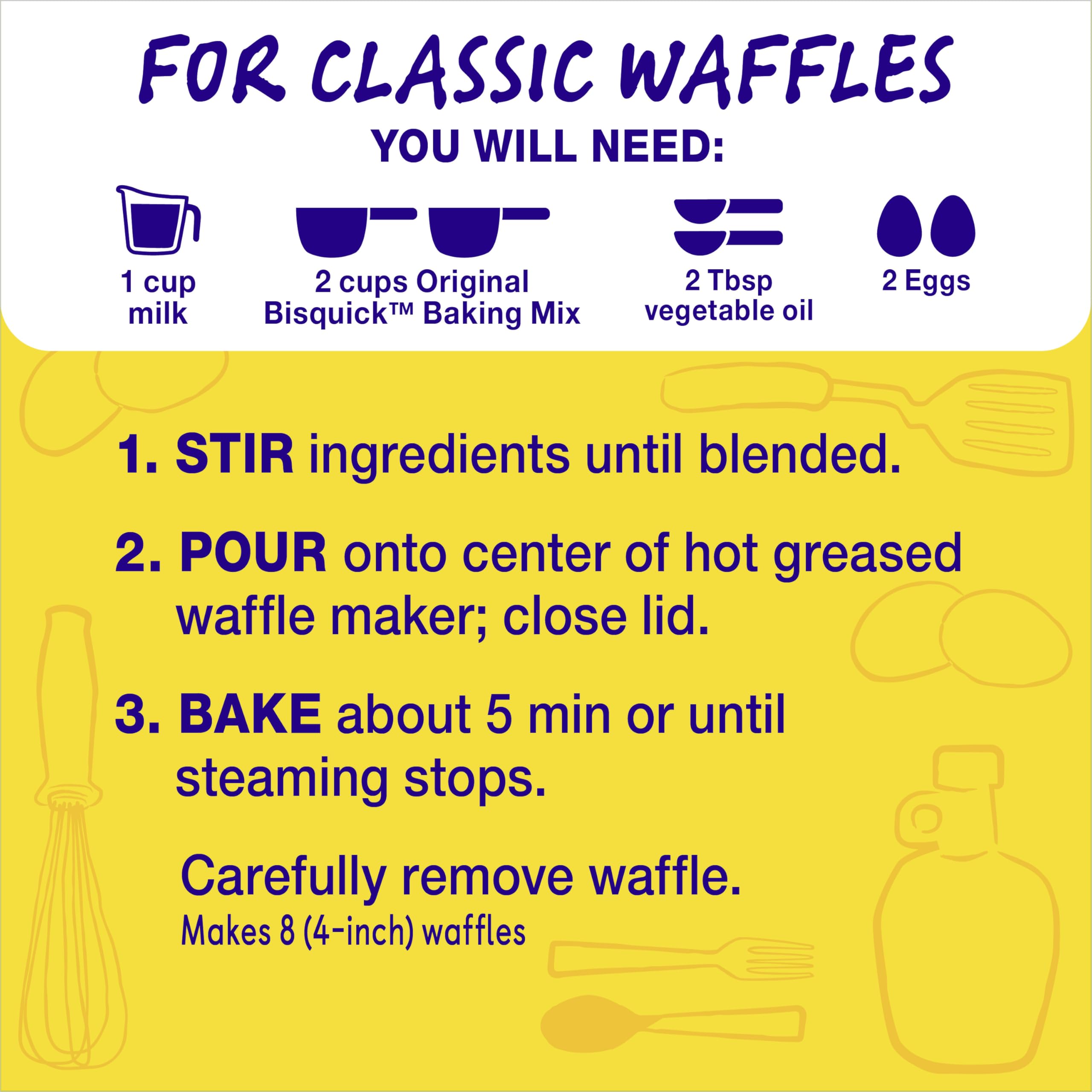 Betty Crocker Bisquick Pancake and Baking Mix, Original, Makes About 60 Pancakes, 40 oz - Image 6