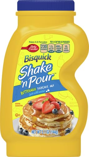 Betty Crocker Bisquick Shake 'n Pour, Buttermilk Pancake Mix, 5.1 oz - Image 3