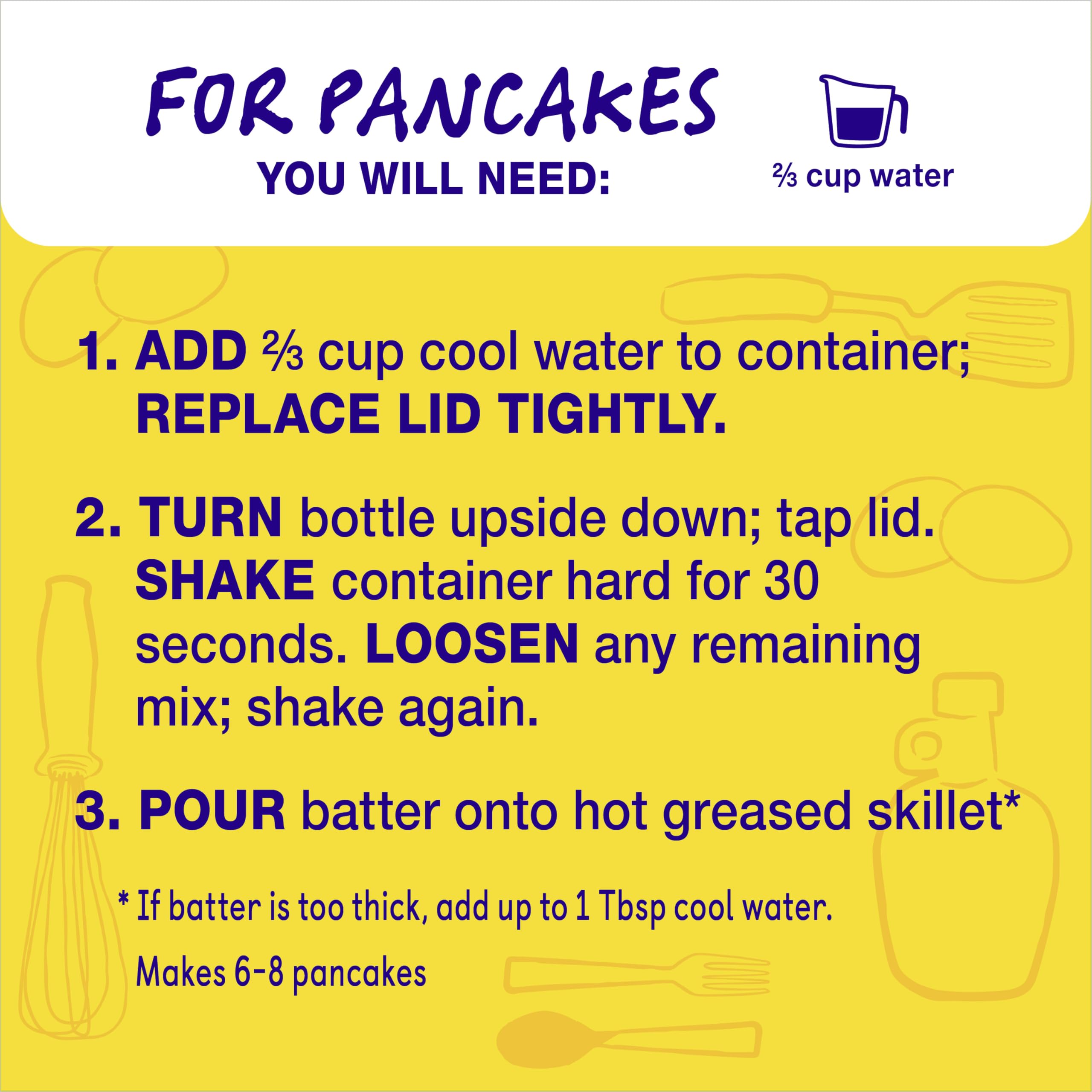 Betty Crocker Bisquick Shake 'n Pour, Buttermilk Pancake Mix, 5.1 oz - Image 7