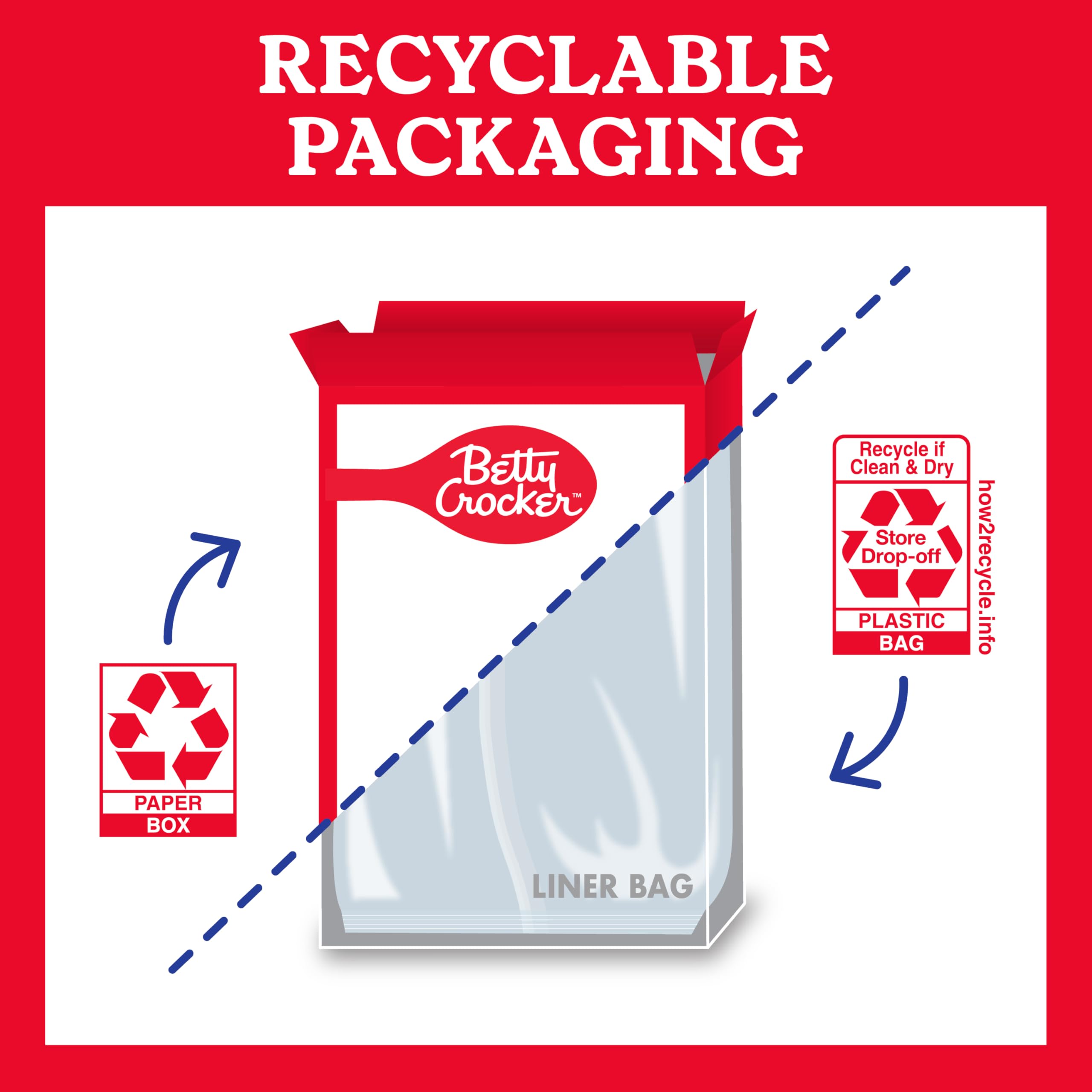 Betty Crocker Wild Blueberry Muffin and Quick Bread Mix, Wild Maine Blueberries Inside, 16.9 oz - Image 9