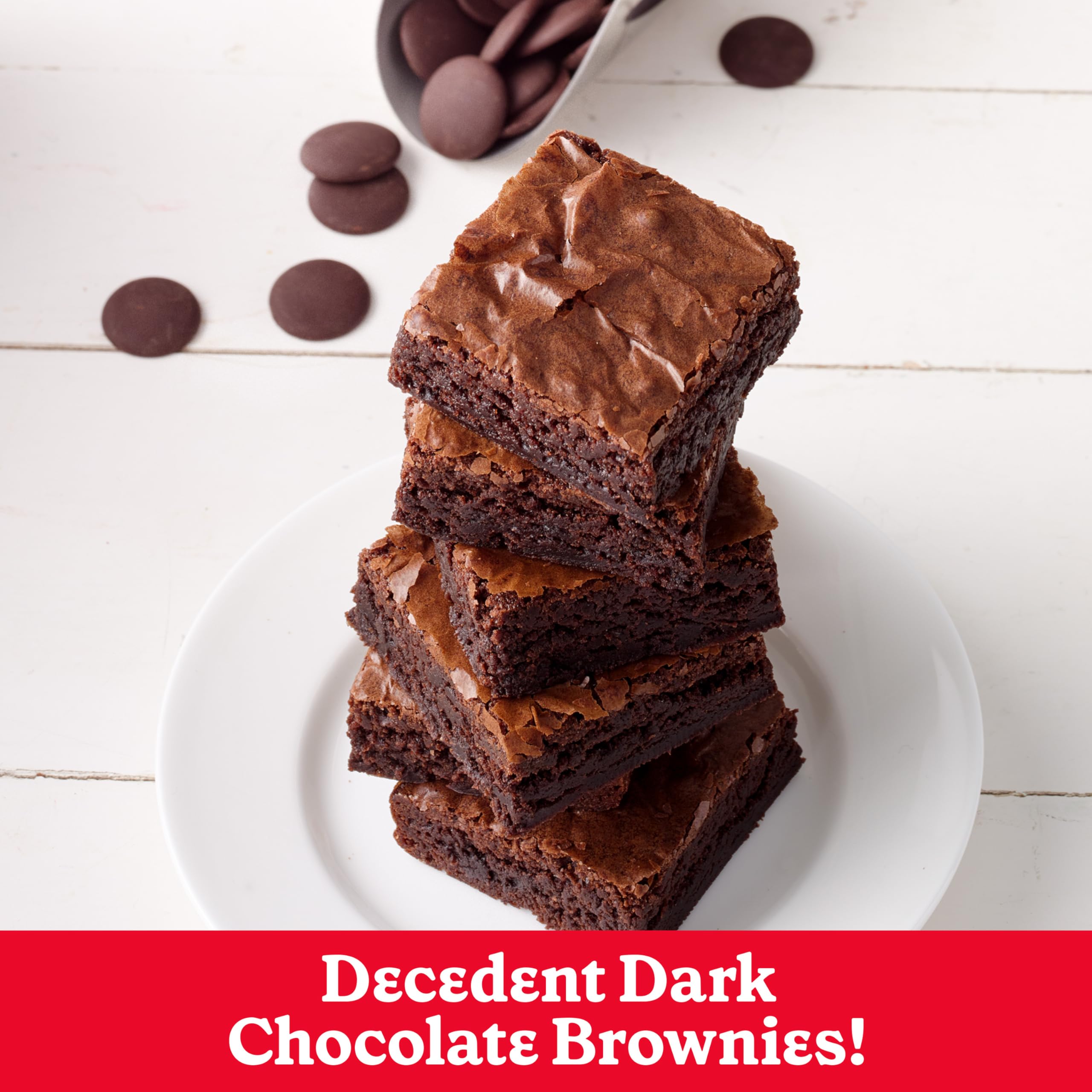 Betty Crocker Favorites Dark Chocolate Brownie Mix, 16.3 oz. (Pack of 12) - Image 3