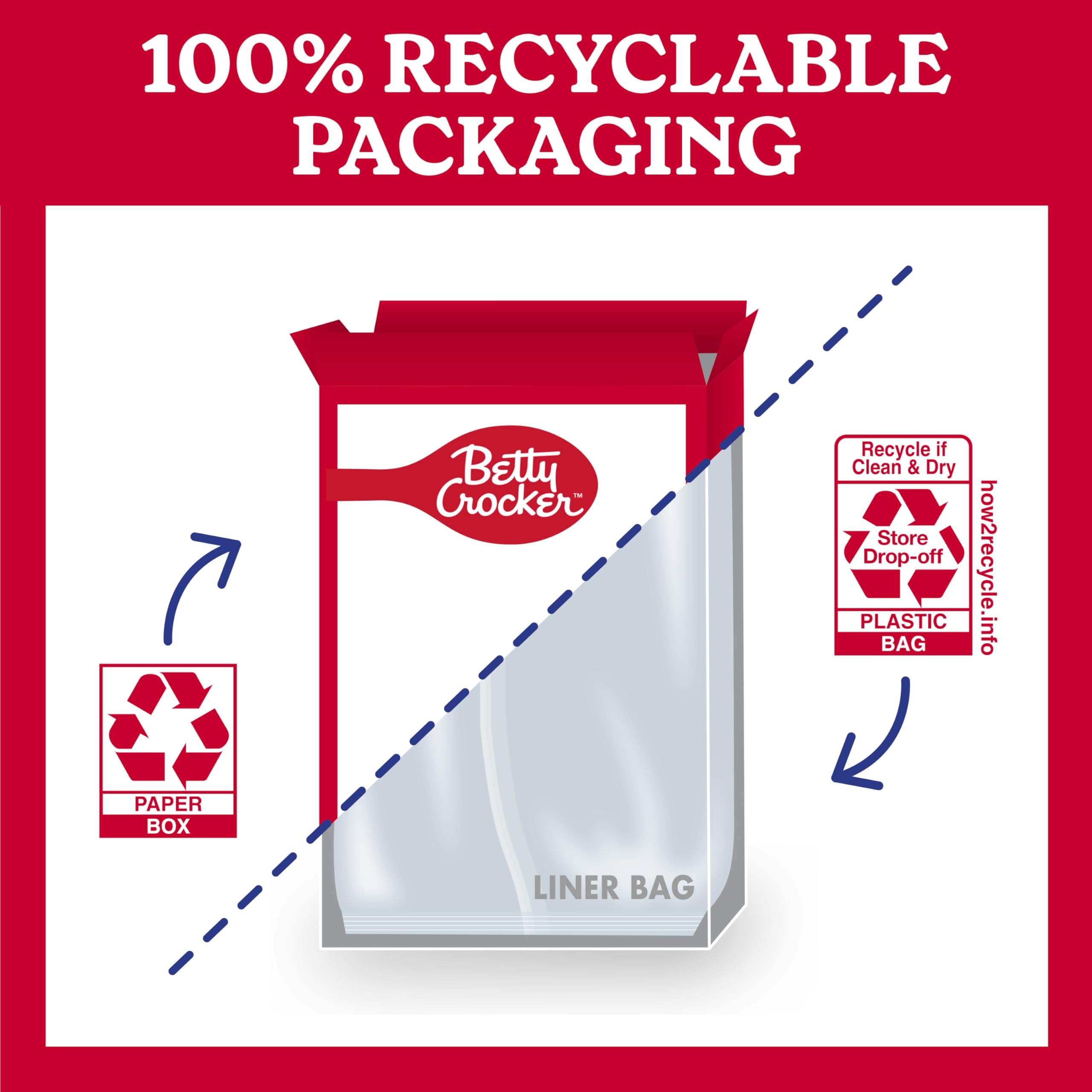 Betty Crocker HomeStyle Fluffy White Frosting Mix, 7.2 oz. (Pack of 12) - Image 9