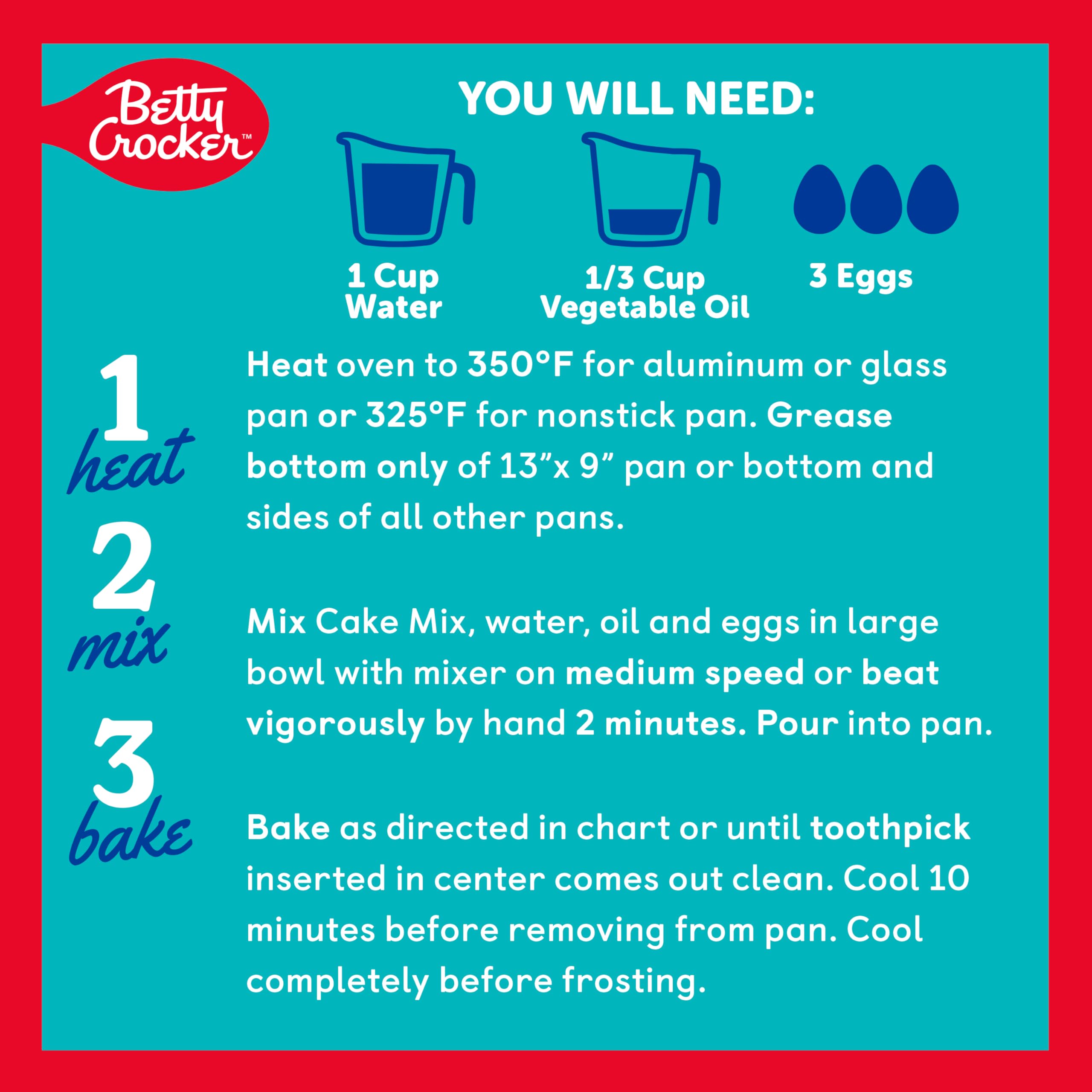 Betty Crocker Lower Sugar Yellow Cake Mix, No Artificial Sweeteners, 14 oz - Image 5