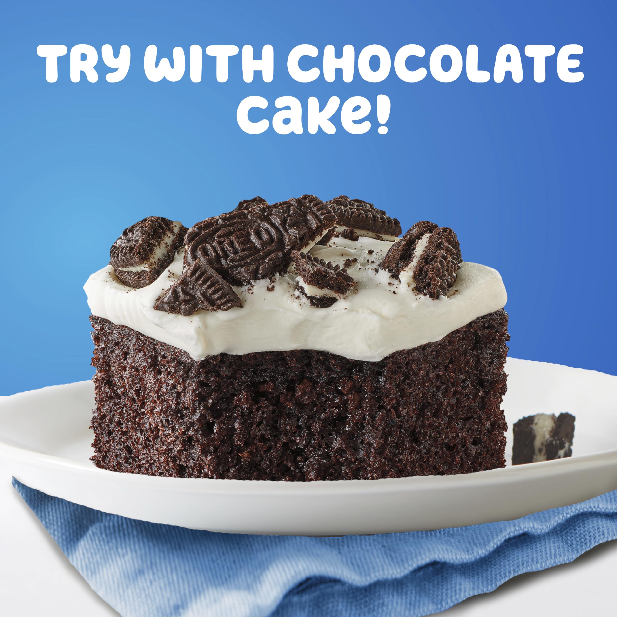 Betty Crocker OREO Creme Flavored Whipped Frosting, Gluten Free Frosting, 12 oz - Image 6