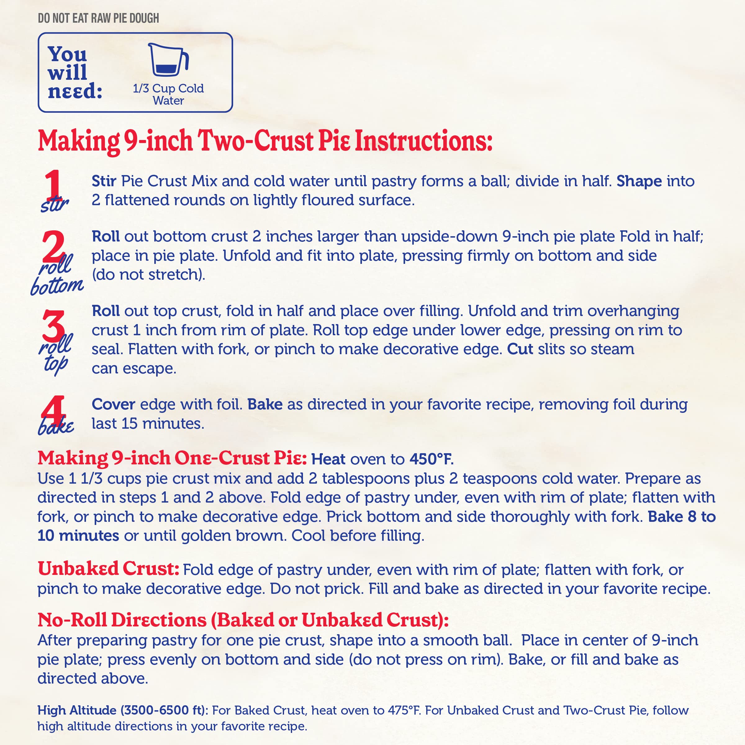 Betty Crocker Pie Crust Mix, Makes Two 9-inch Crusts, 11 oz. (Pack of 12) - Image 8