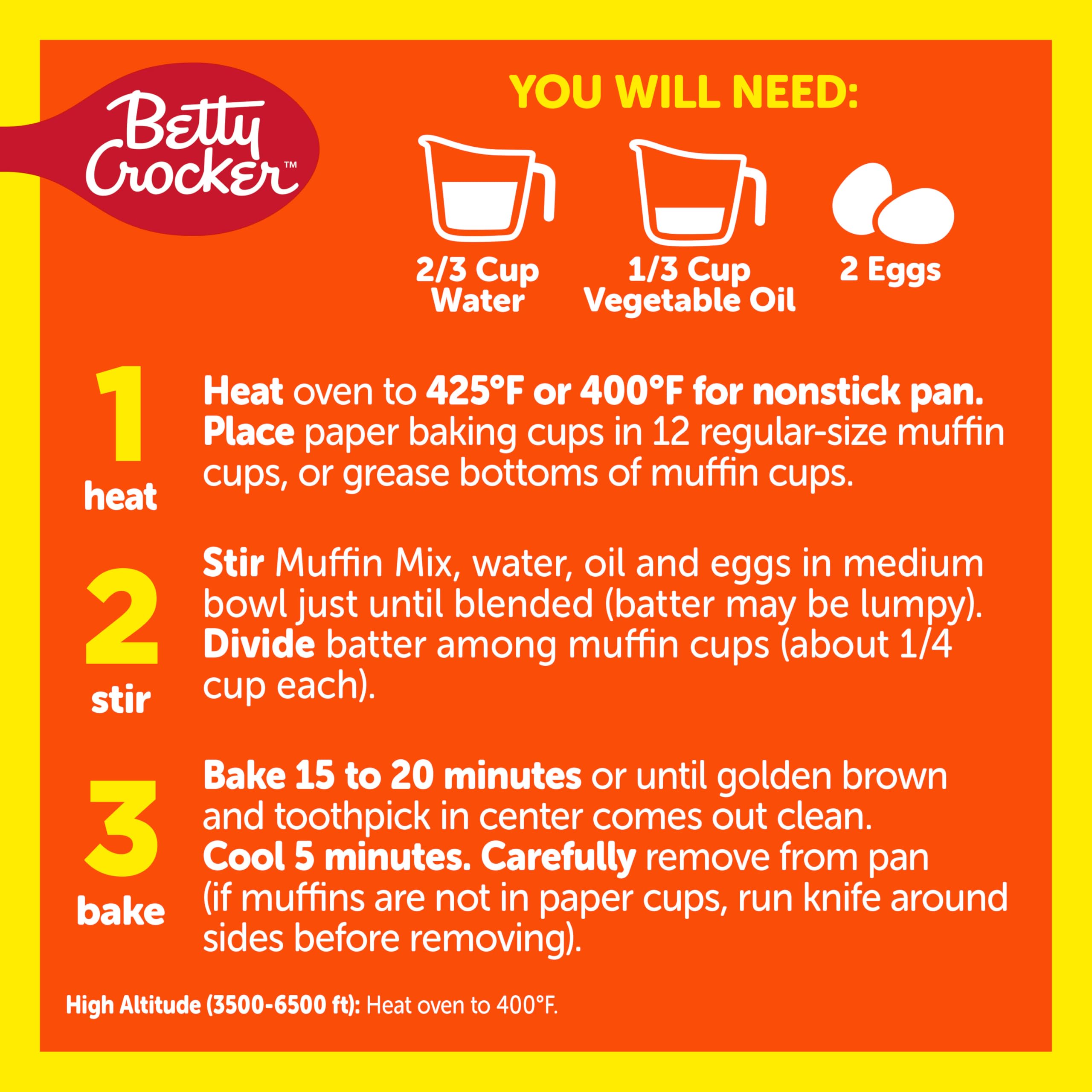 Betty Crocker REESE'S Peanut Butter Muffin Mix, Baking Mix Made with REESE'S Peanut Butter Chips and HERSHEY'S Milk Chocolate Chips, 12.8 oz - Image 5