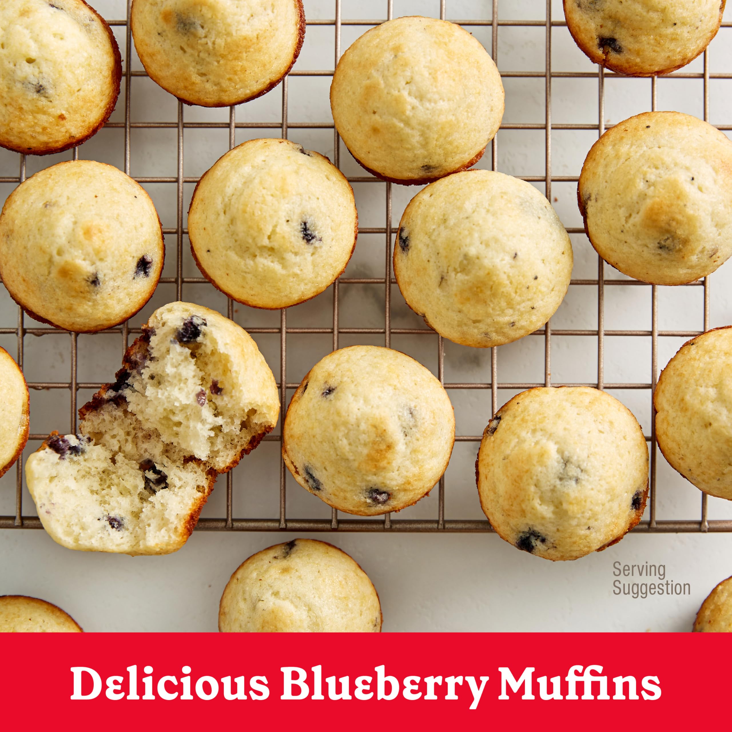 Betty Crocker Wild Blueberry Muffin and Quick Bread Mix, Wild Maine Blueberries Inside, 16.9 oz - Image 4
