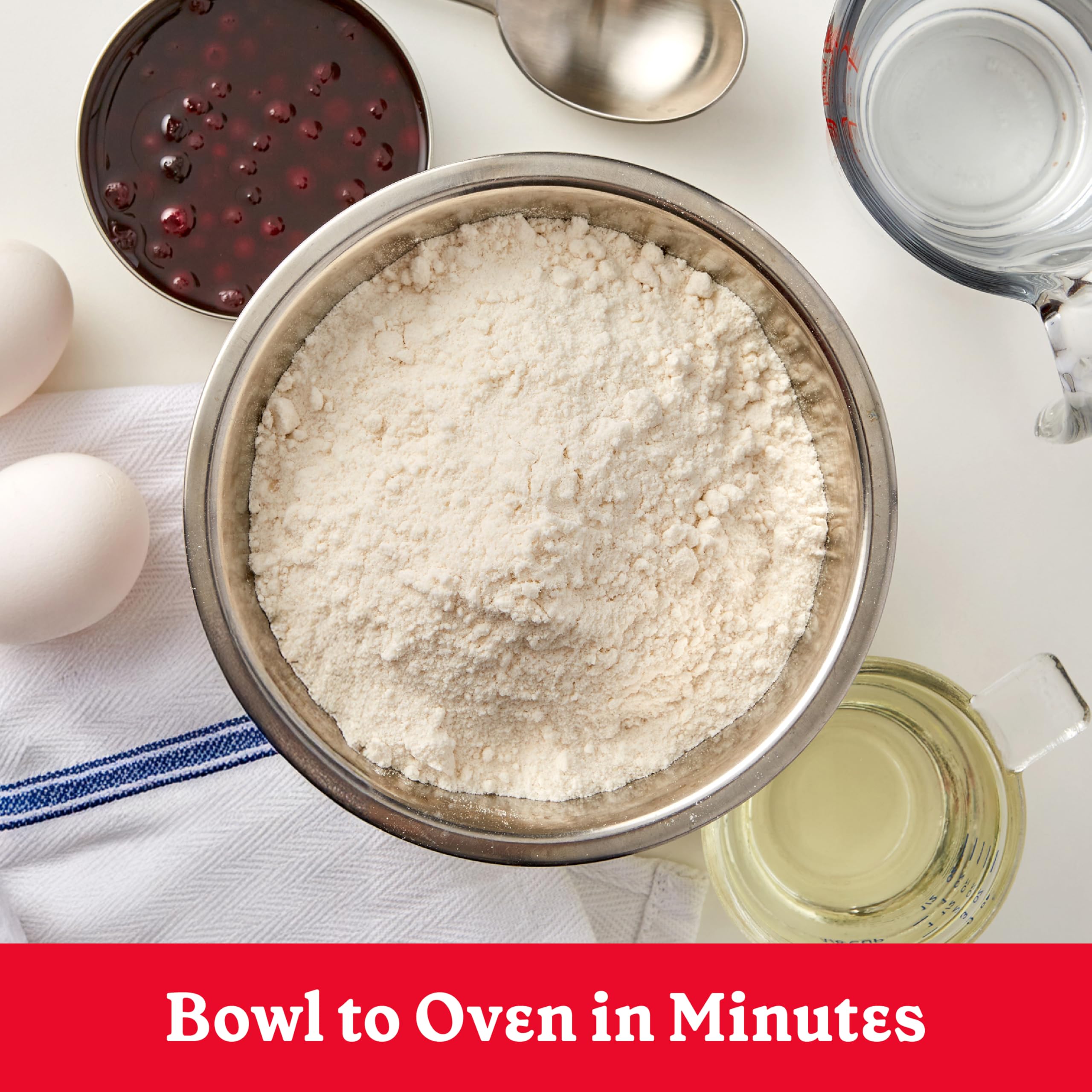 Betty Crocker Wild Blueberry Muffin and Quick Bread Mix, Wild Maine Blueberries Inside, 16.9 oz - Image 5