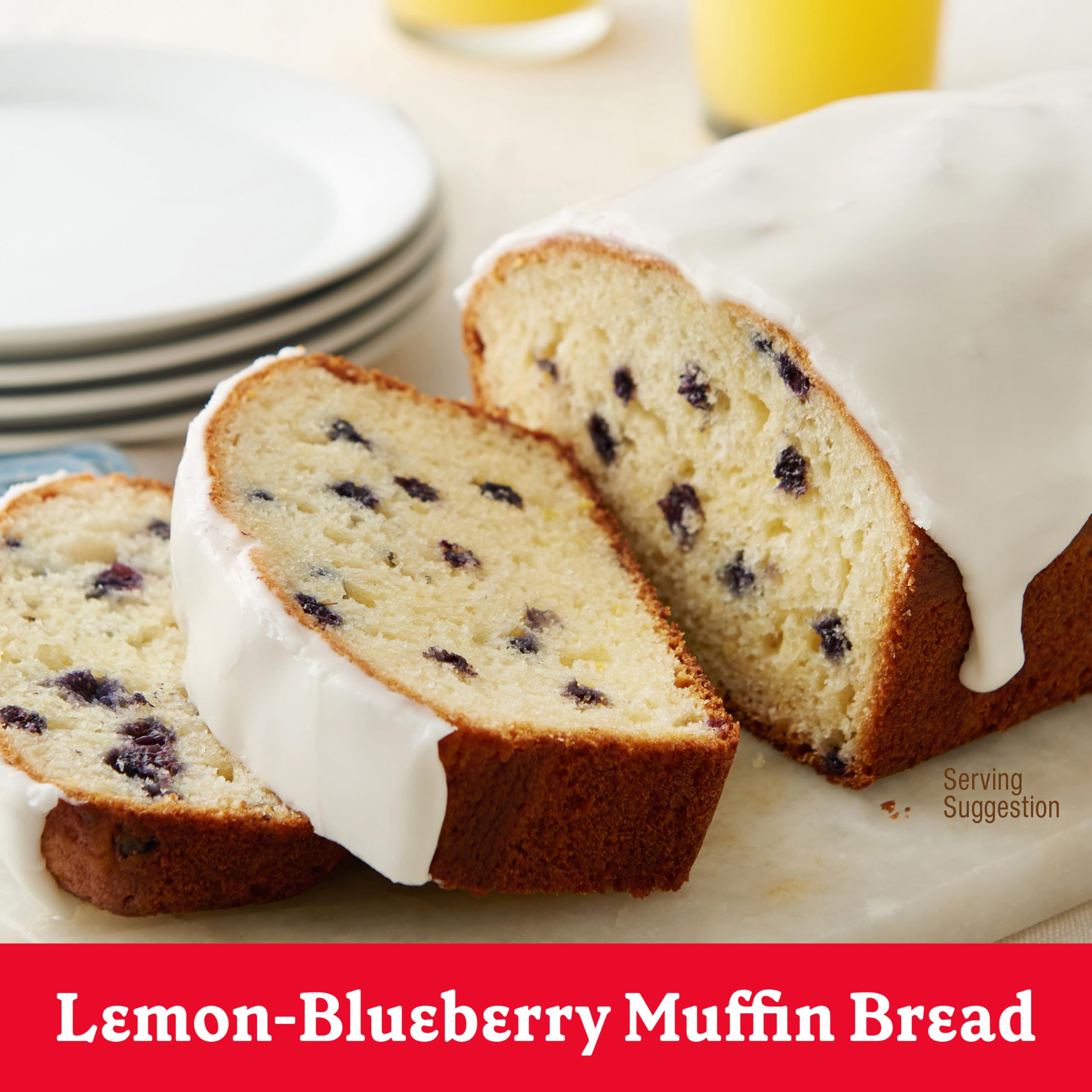 Betty Crocker Wild Blueberry Muffin and Quick Bread Mix, Wild Maine Blueberries Inside, 16.9 oz - Image 6